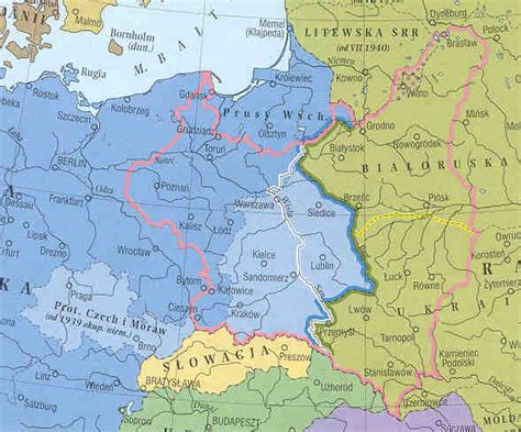 poland map 1940